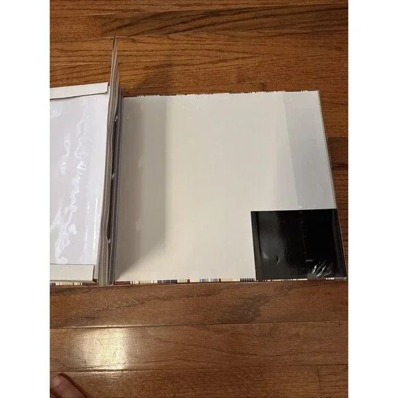 Colorbok 12x12 Scrapbook 10 Pages Striped Postbound Blue Green Burgundy New - Picture 4 of 6